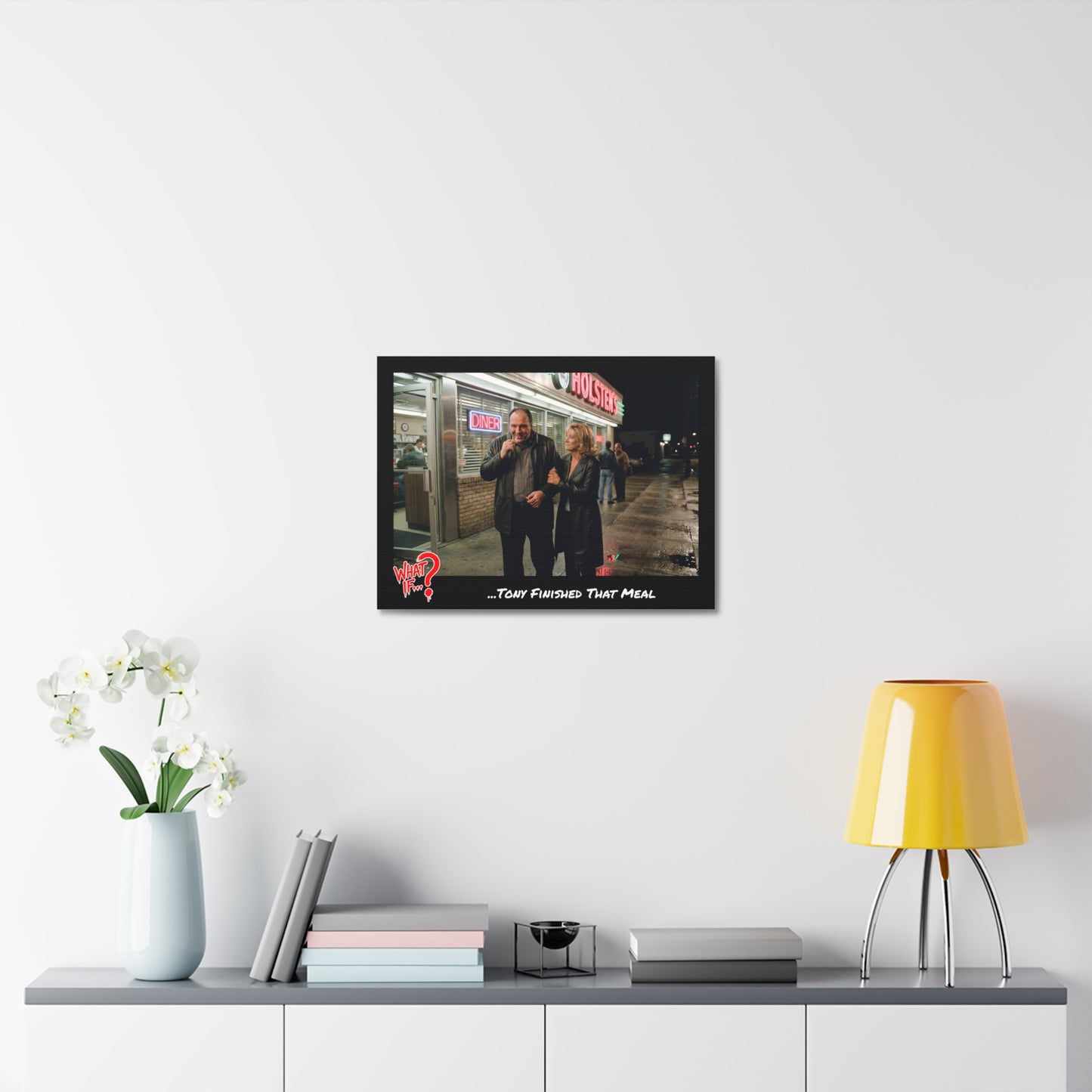 Tony Alternate Ending Stretched Canvas | What If Crime Drama | Wall Art