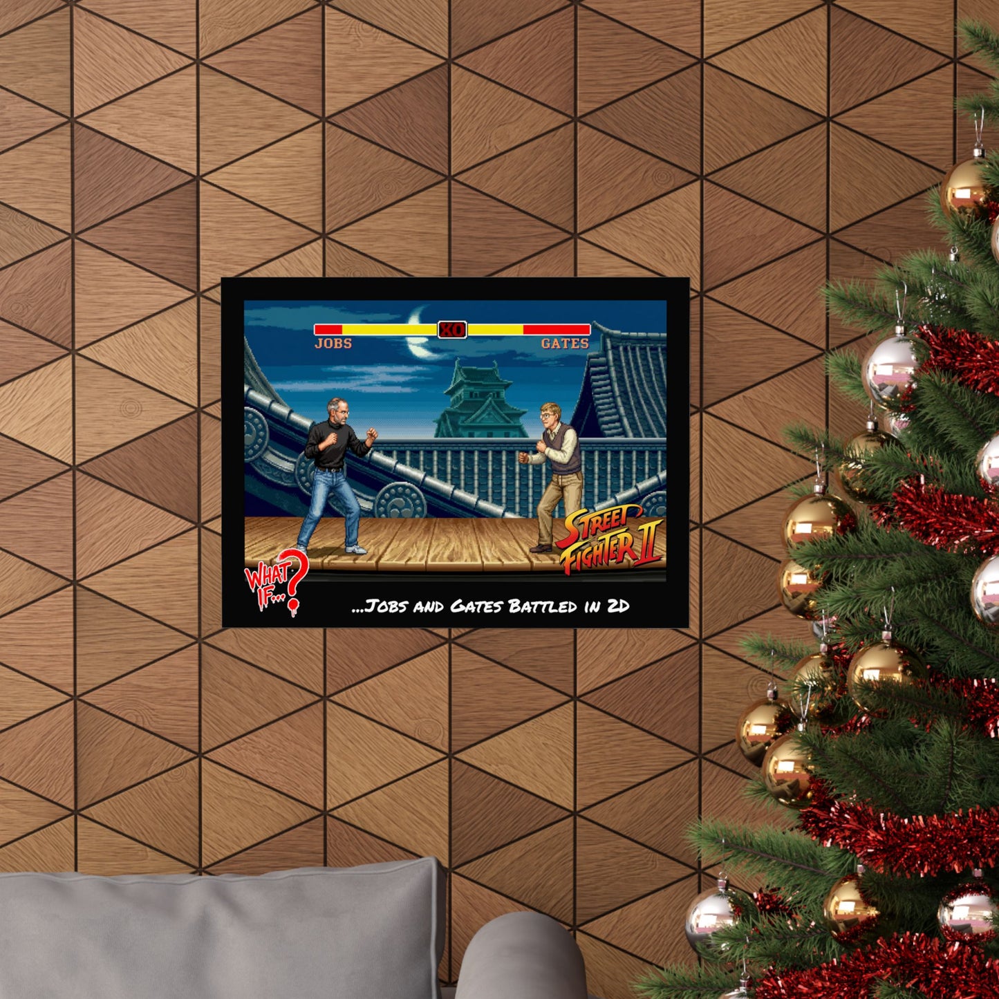 Steve vs Bill Alternate Ending Matte Poster | What If Culture | Wall Art