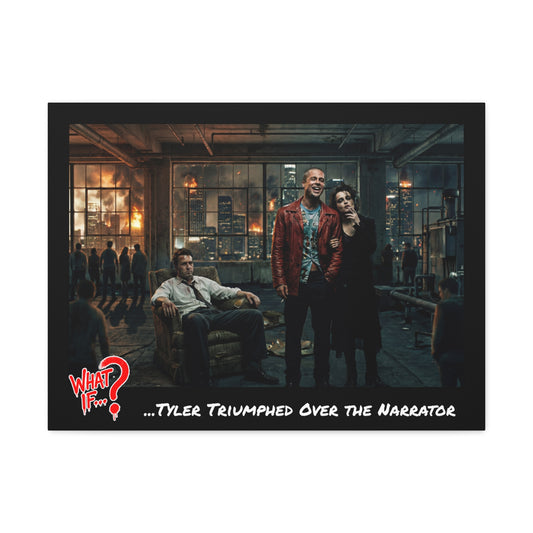 Tyler Alternate Ending Stretched Canvas | What If Drama | Wall Art