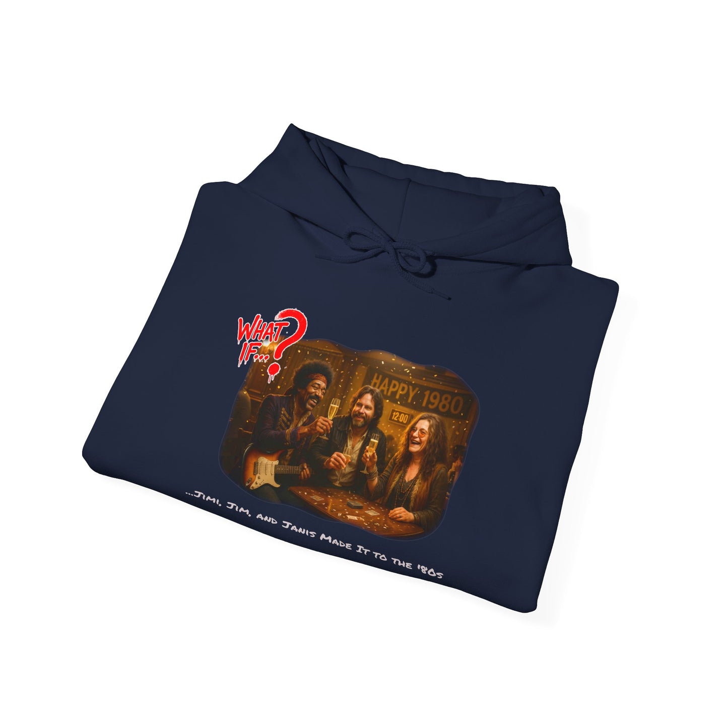 Jimi Jim Janis Alternate Ending Hoodie | What If | Dark Tones