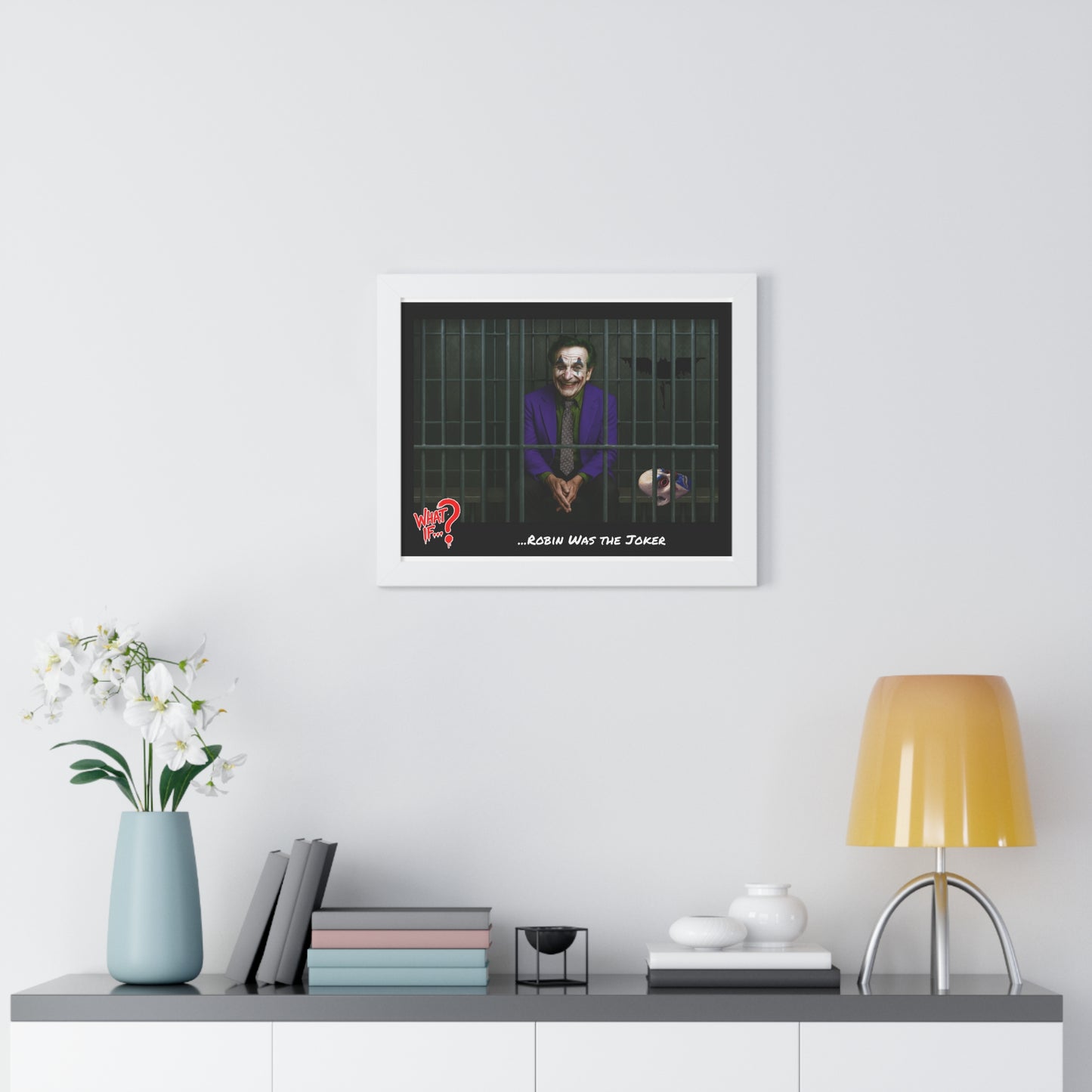 The Clown Alternate Ending Framed Poster (White) | What If Drama | Wall Art