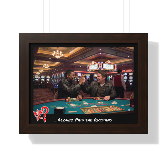 Alonzo Alternate Ending Framed Poster (Walnut) | What If Drama | Wall Art