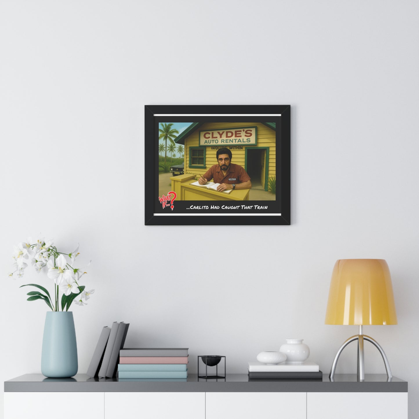 Carlito Alternate Ending Framed Poster (Black) | What If Crime Drama | Wall Art