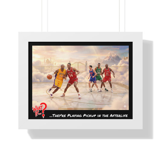 Legends Alternate Reality Framed Poster (White) | What If Sports | Wall Art