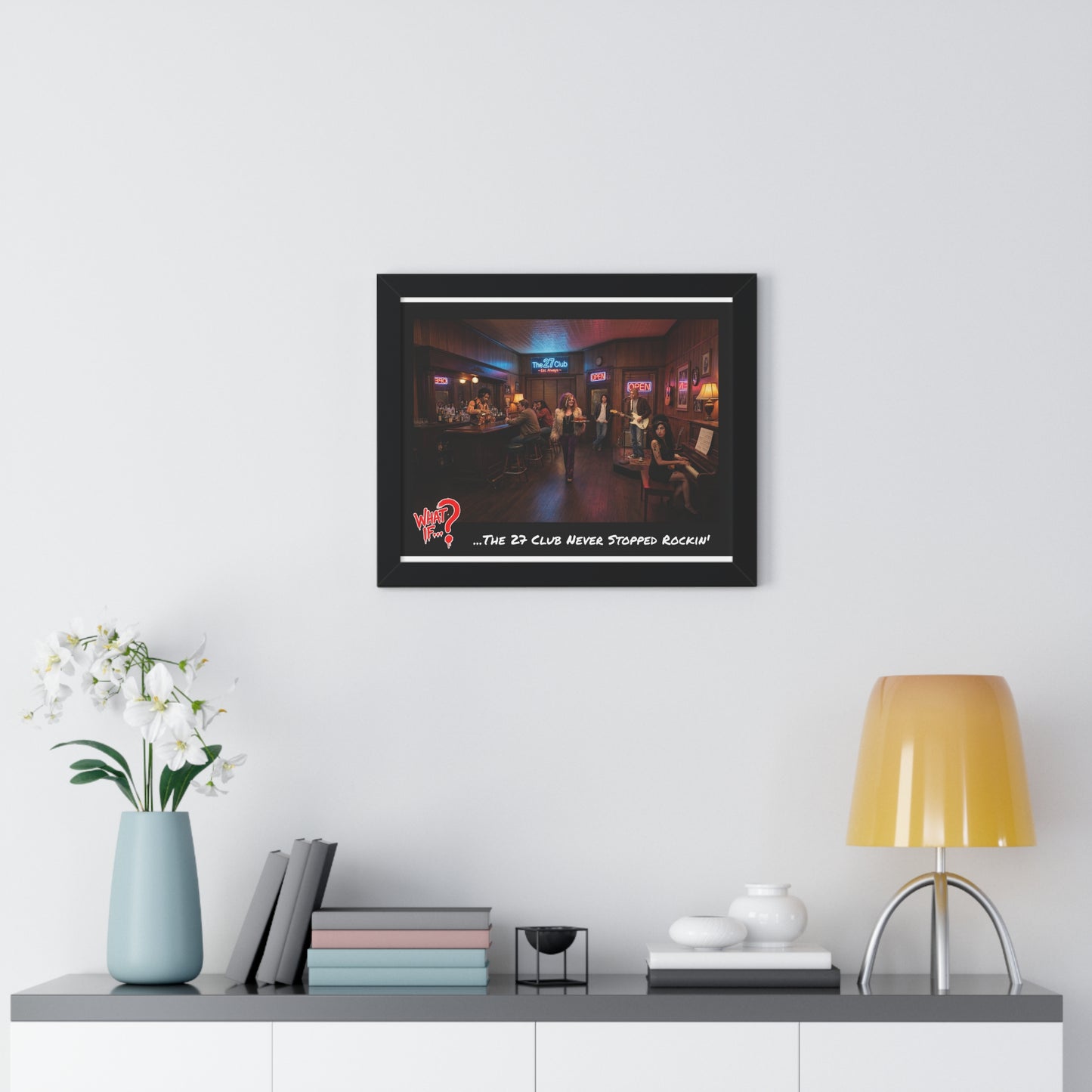 The 27 Club Alternate Ending Framed Poster (Black) | What If Music | Wall Art