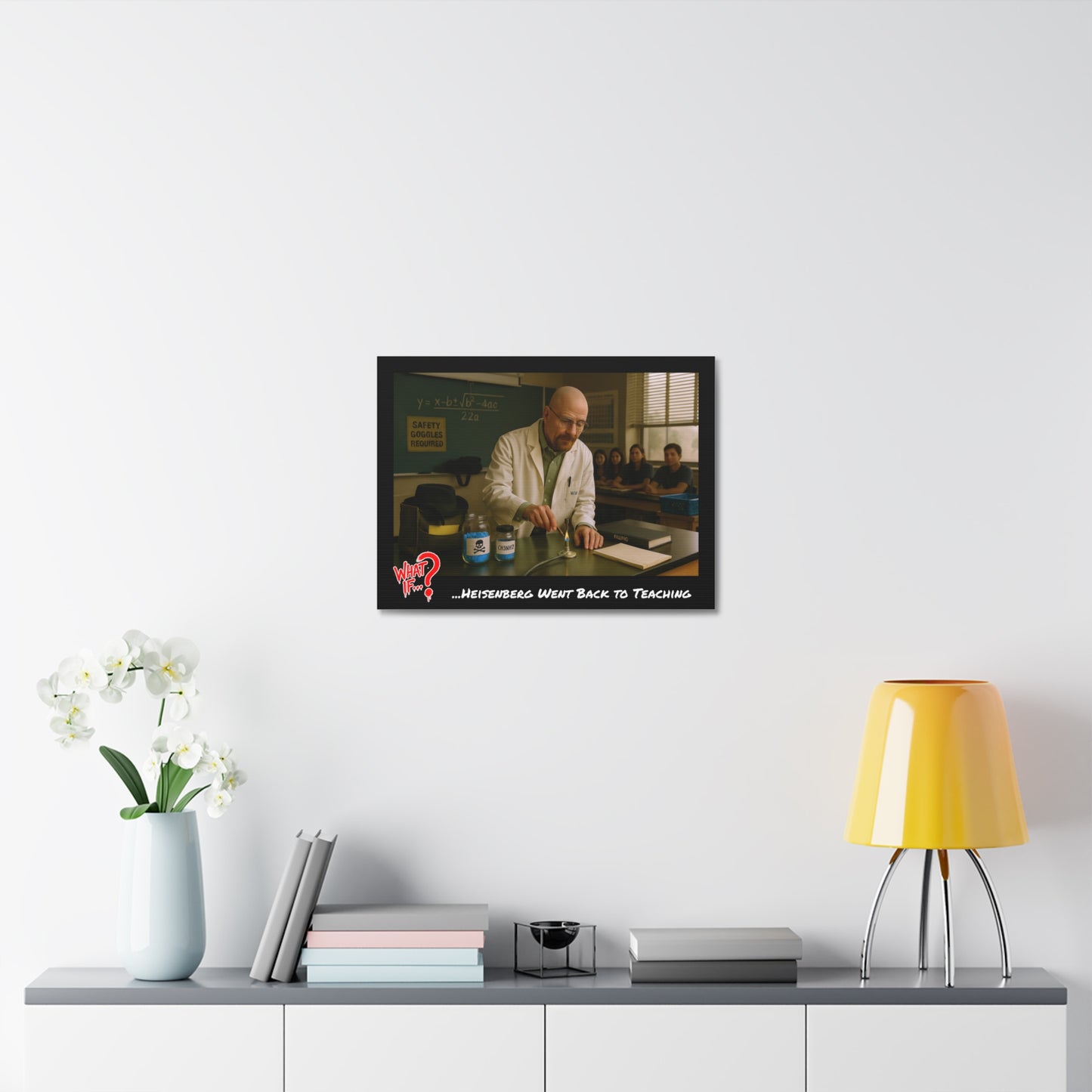 Heisenberg Alternate Ending Stretched Canvas | What If Drama | Wall Art