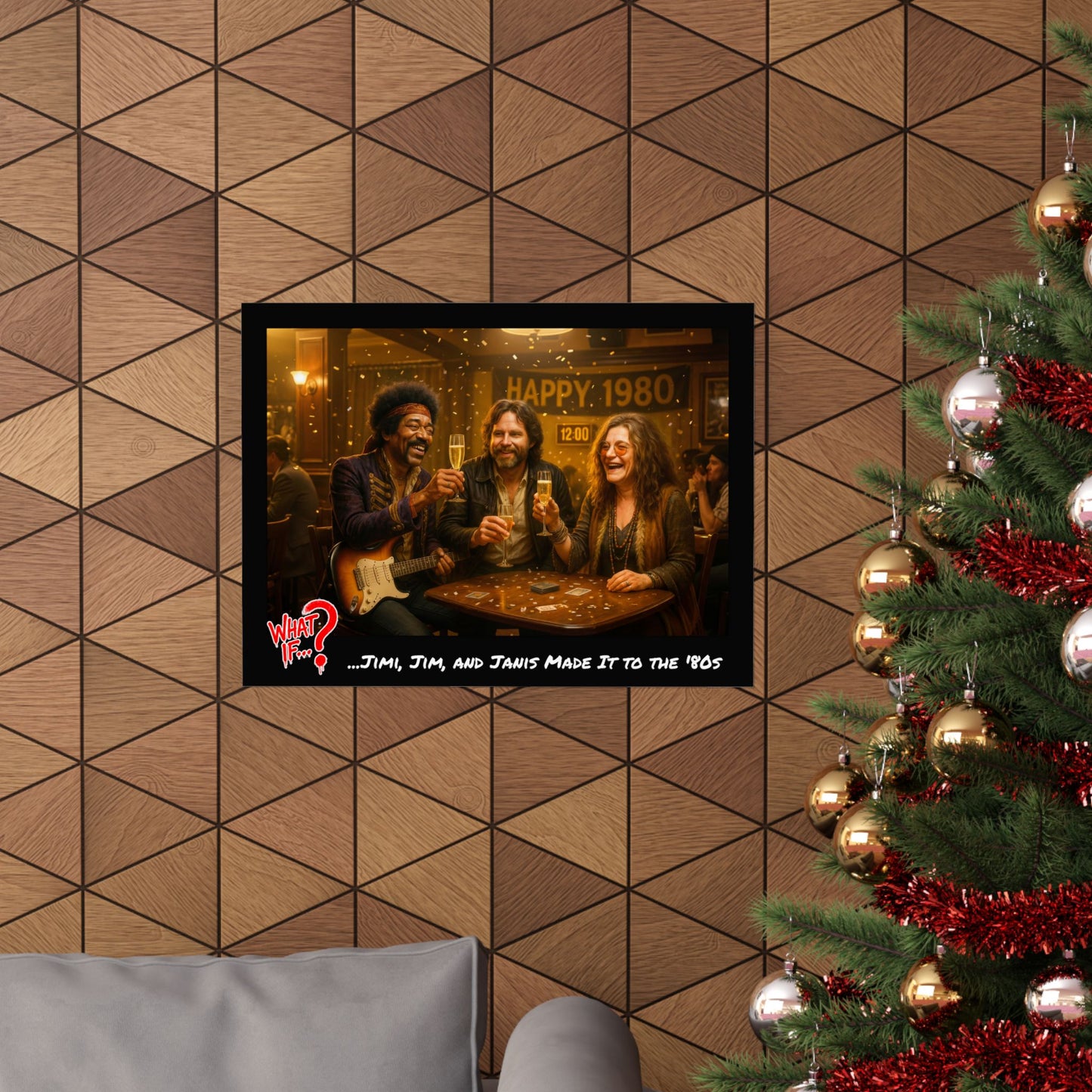 Jimi Jim Janis Alternate Ending Matte Poster | What If Music | Wall Art
