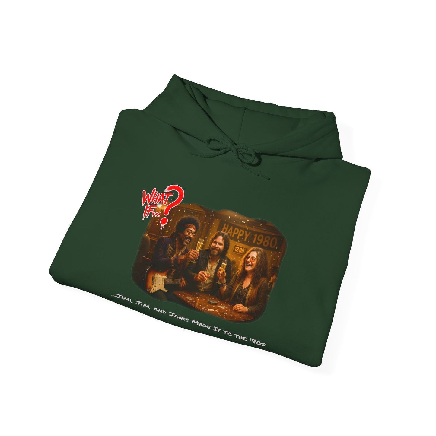 Jimi Jim Janis Alternate Ending Hoodie | What If | Dark Tones