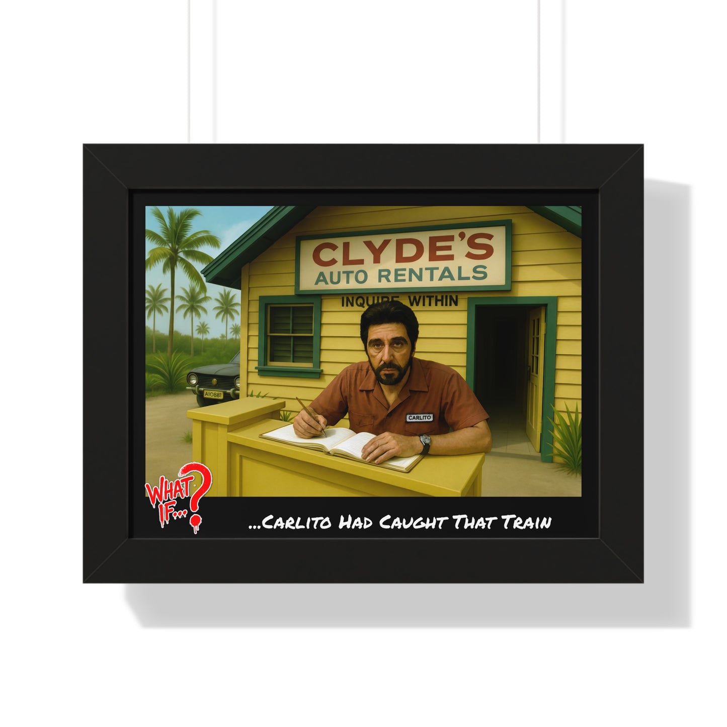 Carlito Alternate Ending Framed Poster (Black) | What If Crime Drama | Wall Art