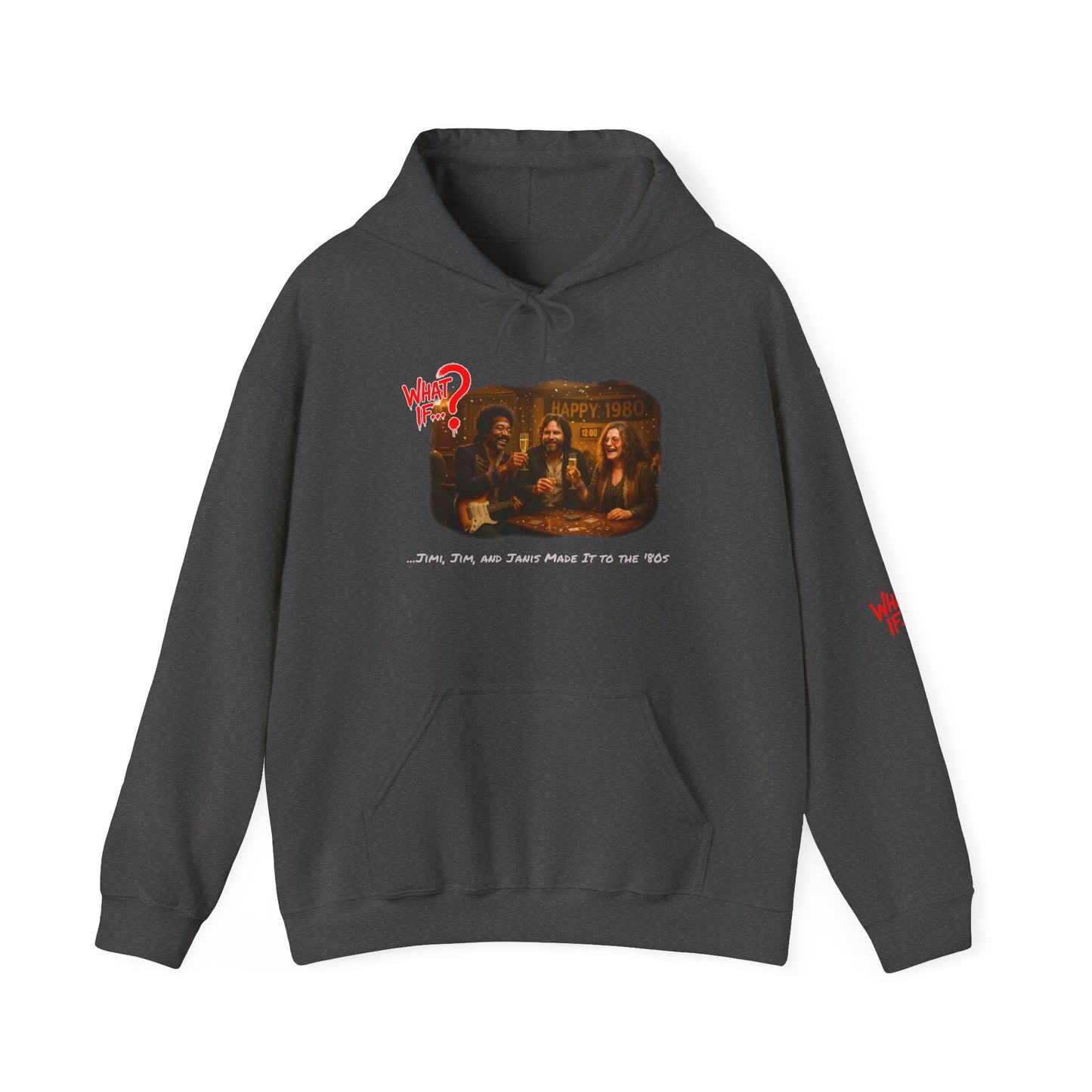 Jimi Jim Janis Alternate Ending Hoodie | What If | Dark Tones