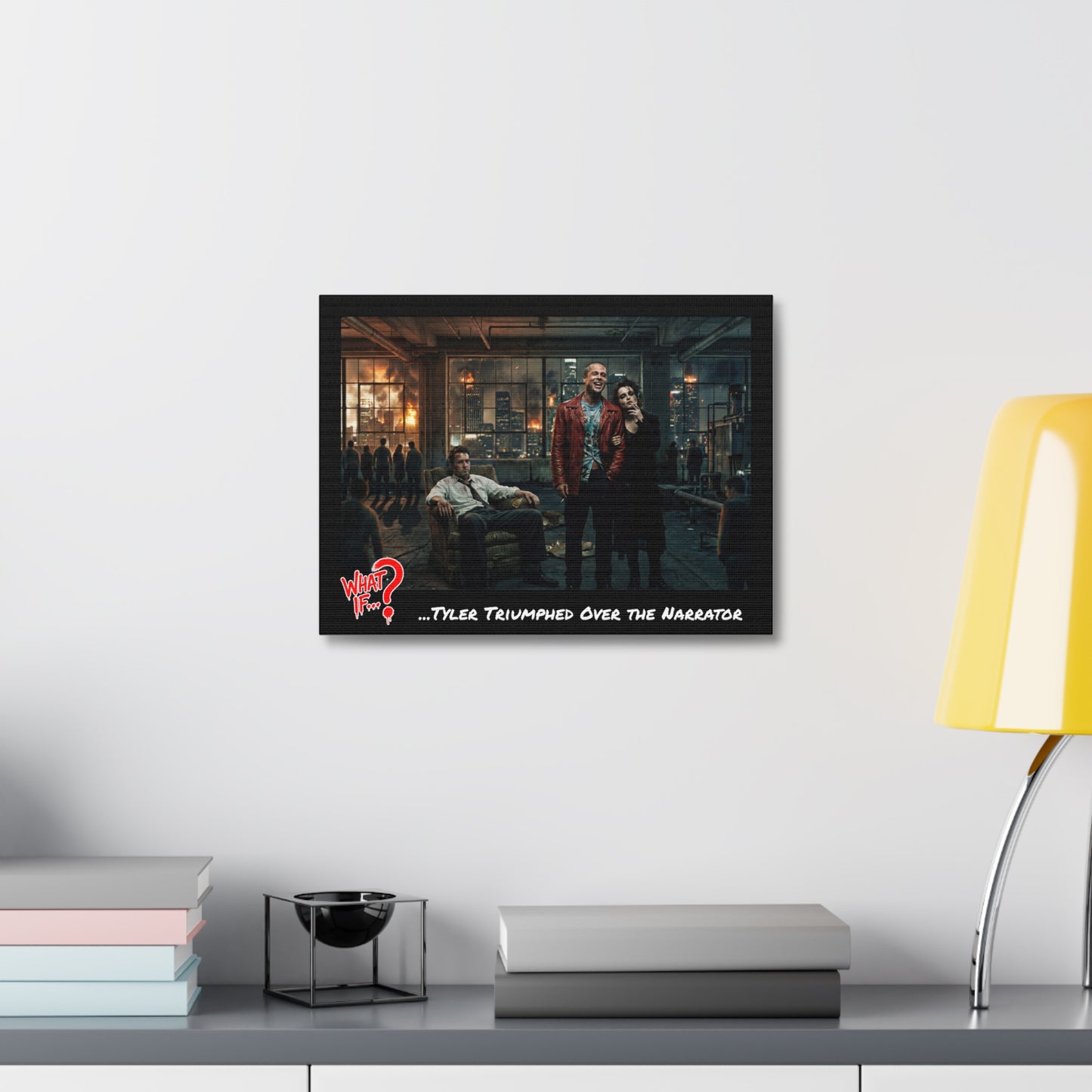 Tyler Alternate Ending Stretched Canvas | What If Drama | Wall Art