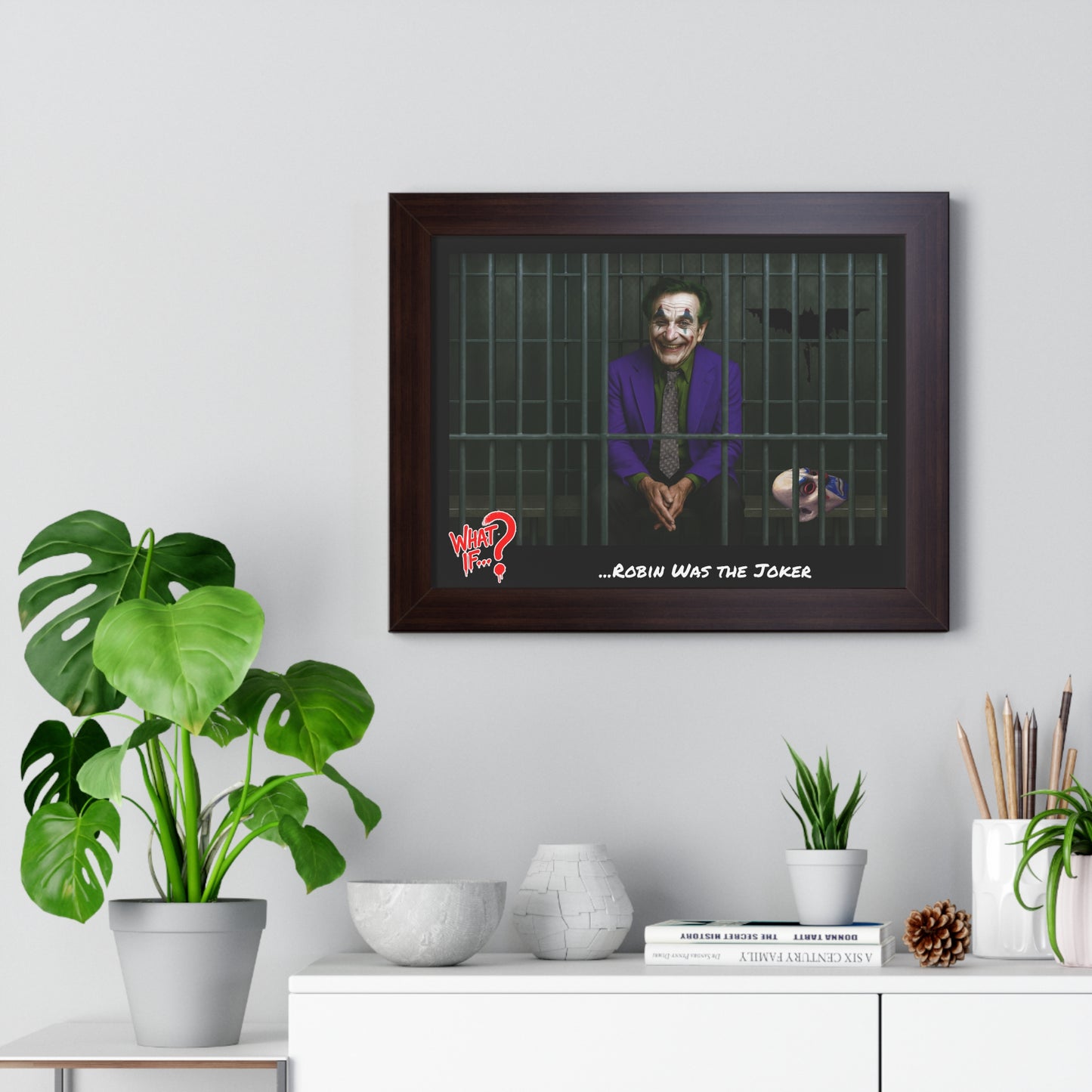 The Clown Alternate Ending Framed Poster (Walnut) | What If Drama | Wall Art