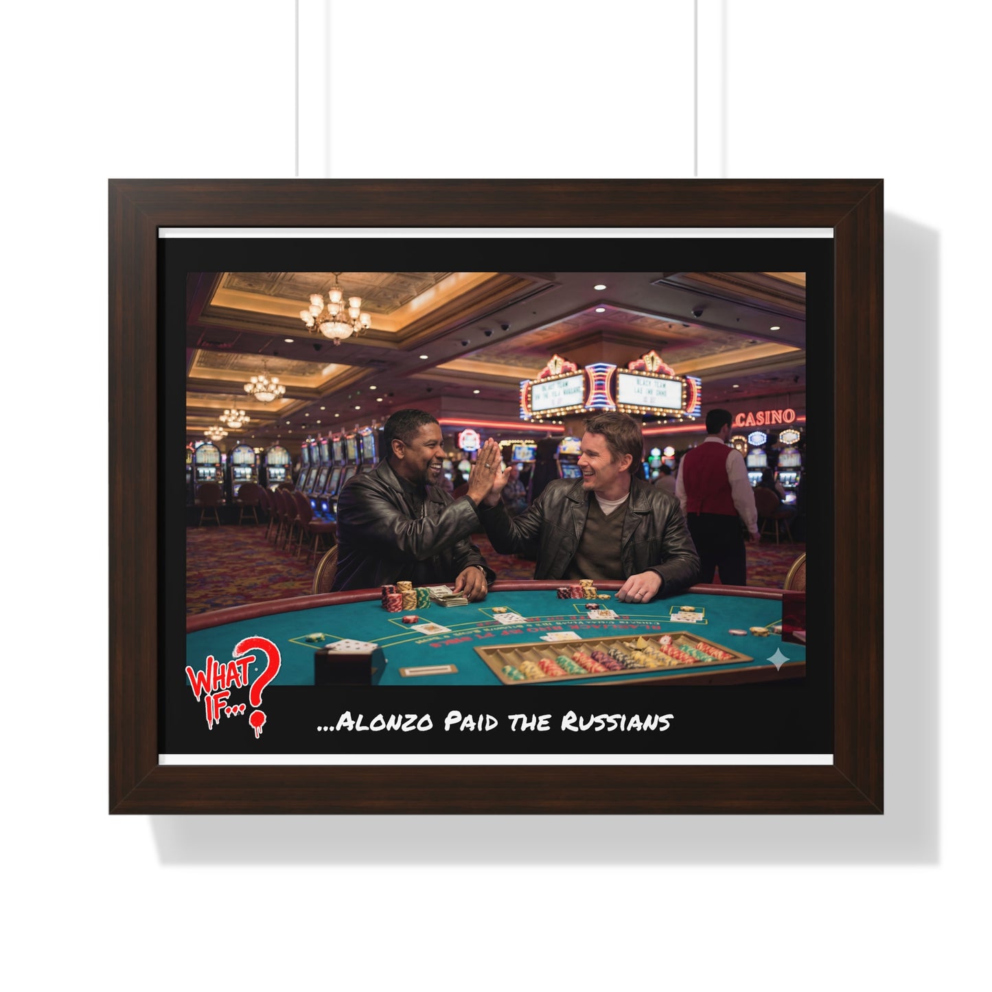 Alonzo Alternate Ending Framed Poster (Walnut) | What If Drama | Wall Art