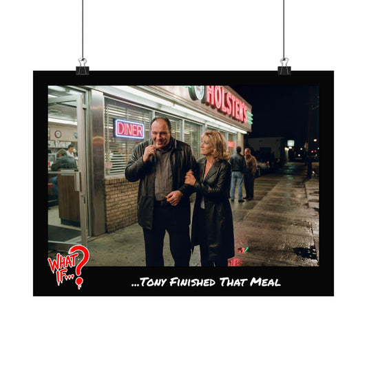 Tony Alternate Ending Matte Poster | What If Crime Drama | Wall Art