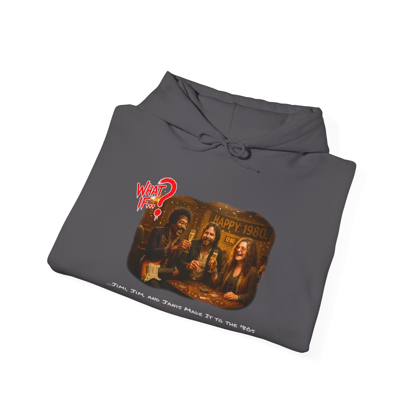 Jimi Jim Janis Alternate Ending Hoodie | What If | Dark Tones