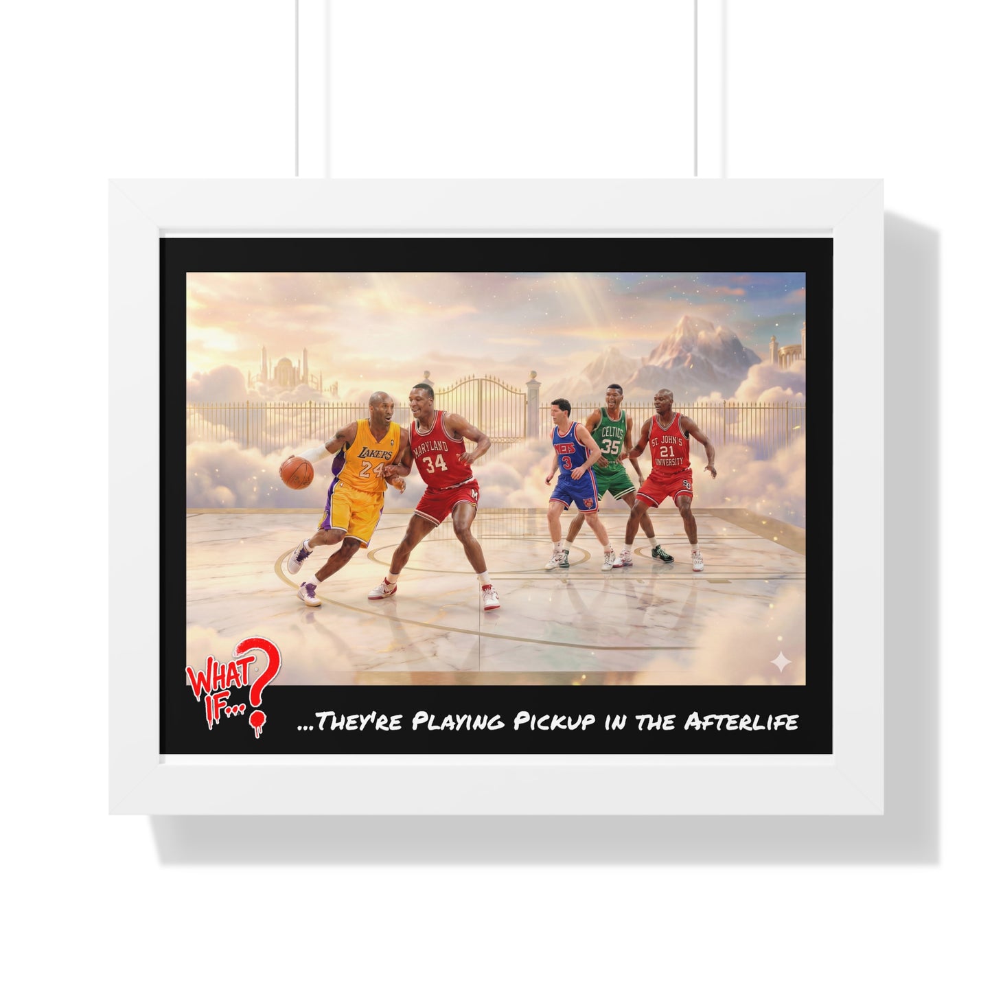 Legends Alternate Ending Framed Poster (White) | What If Sports | Wall Art