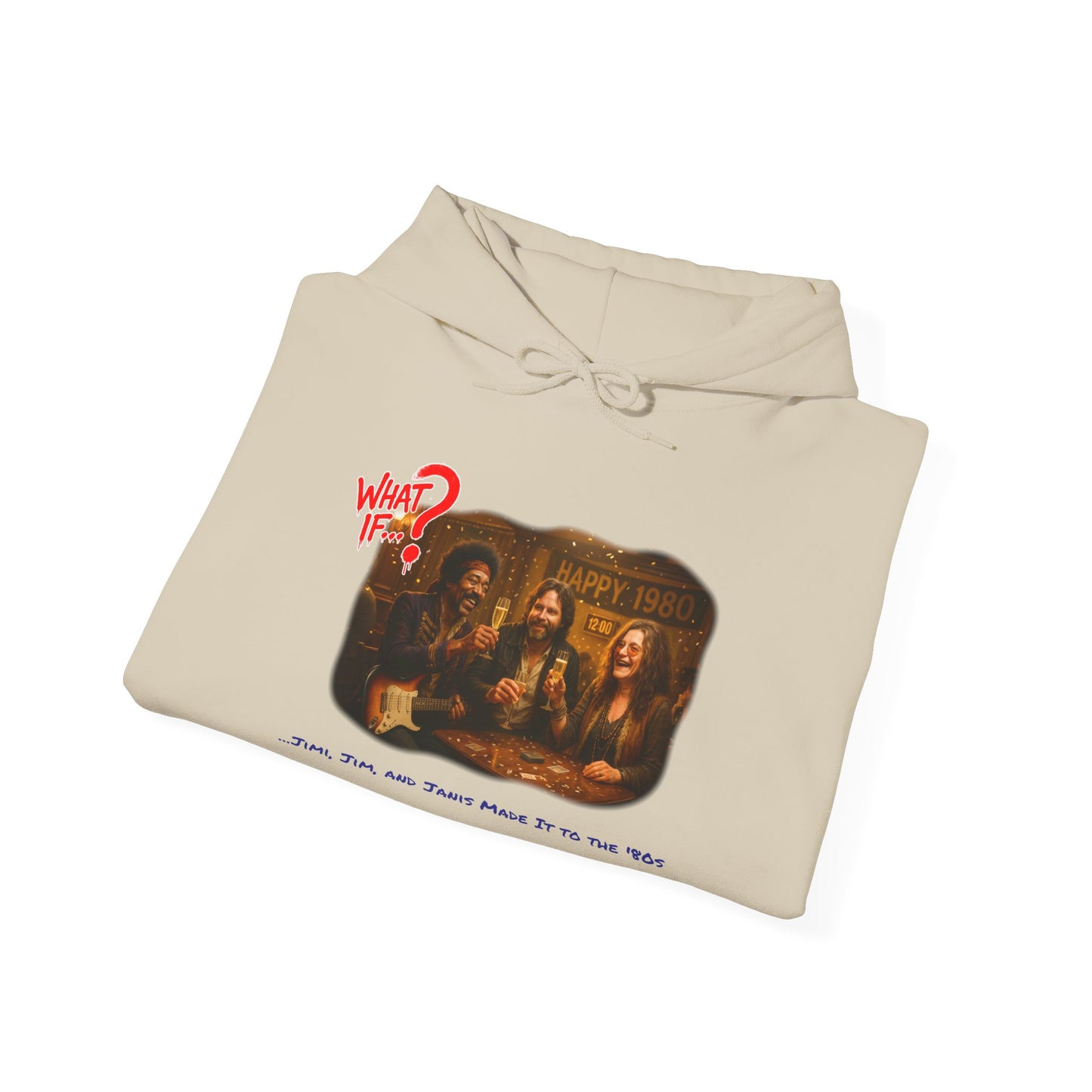 Jimi Jim Janis Alternate Ending Hoodie | What If | Classic & Bright