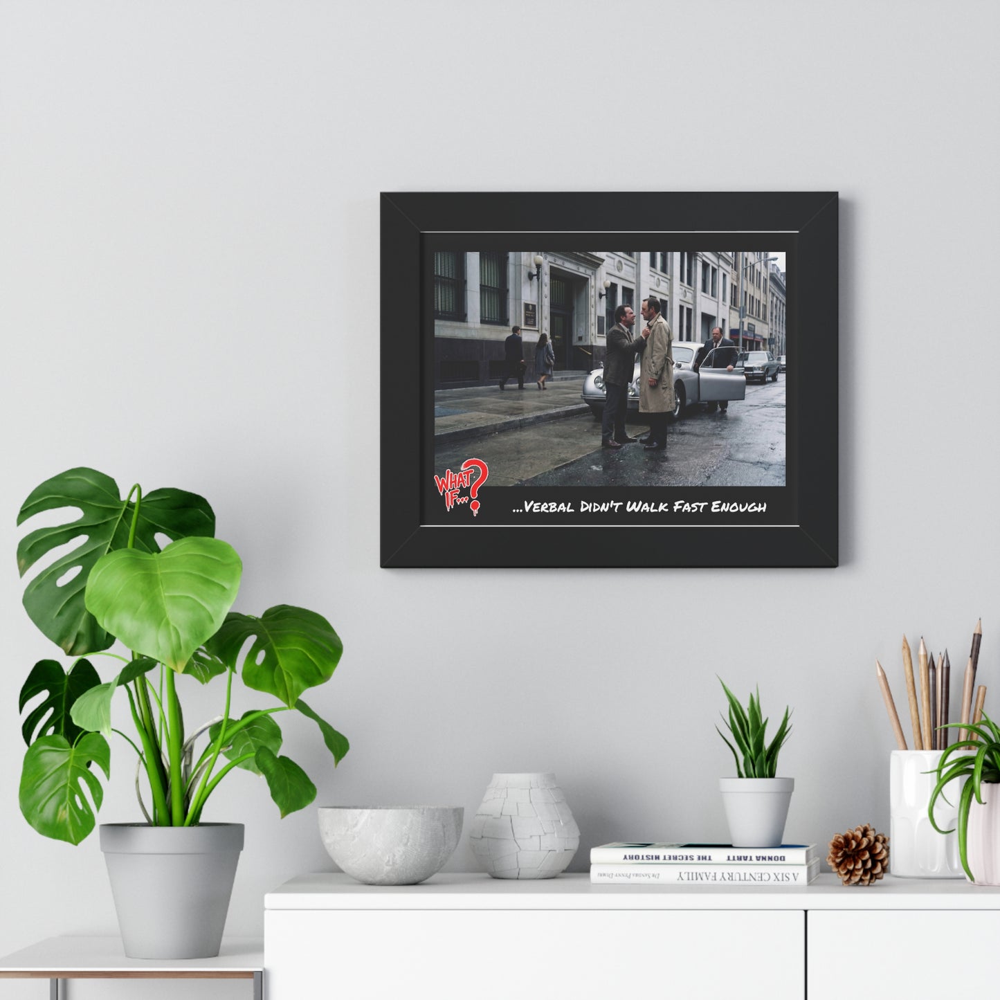 Verbal Alternate Ending Framed Poster (Black) | What If Crime Thriller | Wall Art