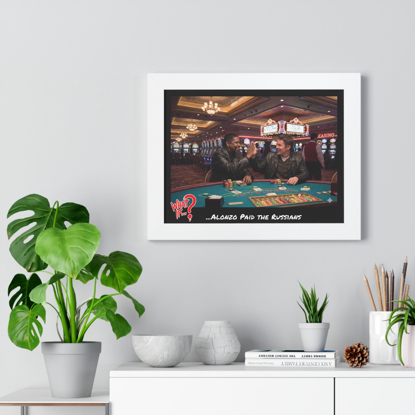 Alonzo Alternate Ending Framed Poster (White) | What If Drama | Wall Art