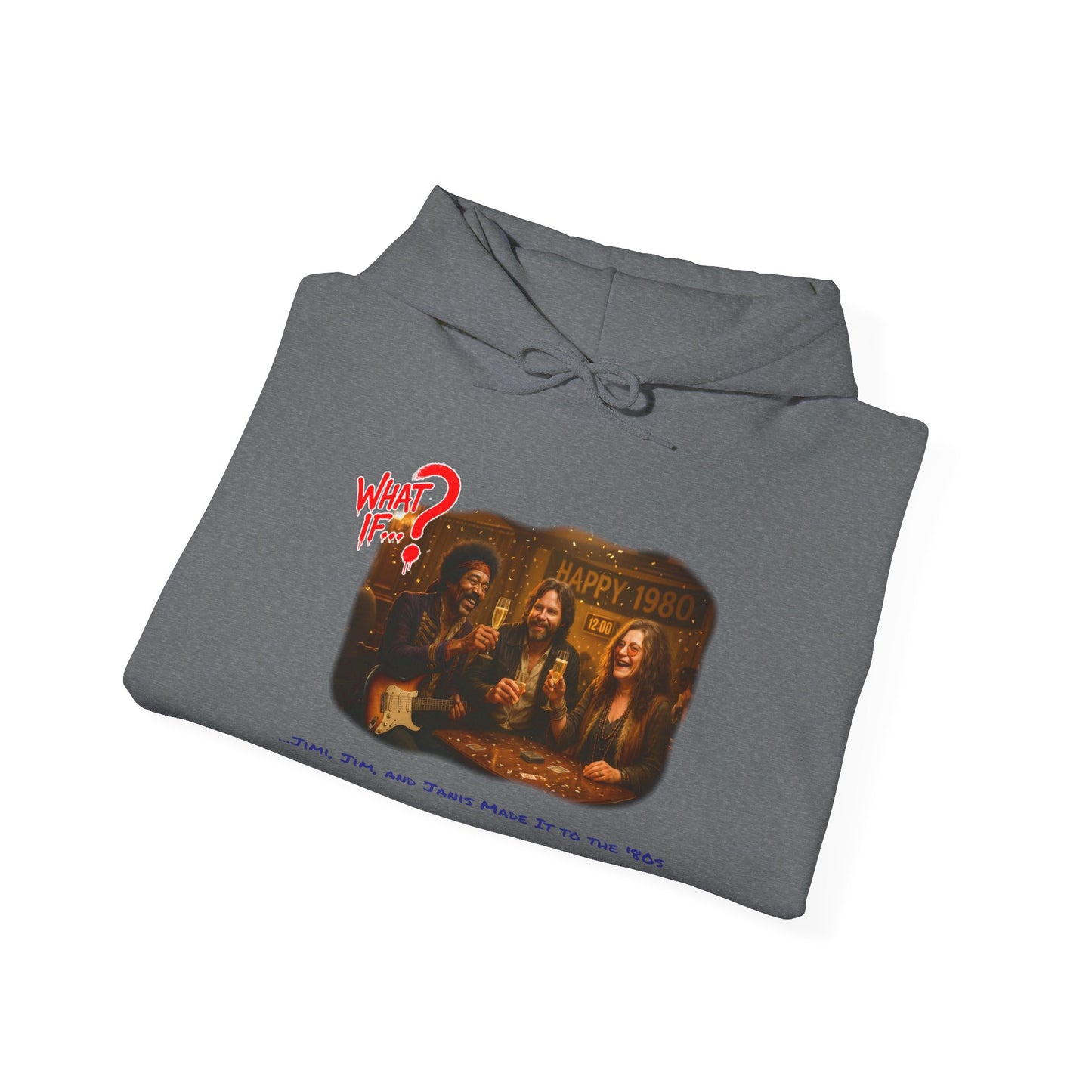 Jimi Jim Janis Alternate Ending Hoodie | What If | Dark Tones