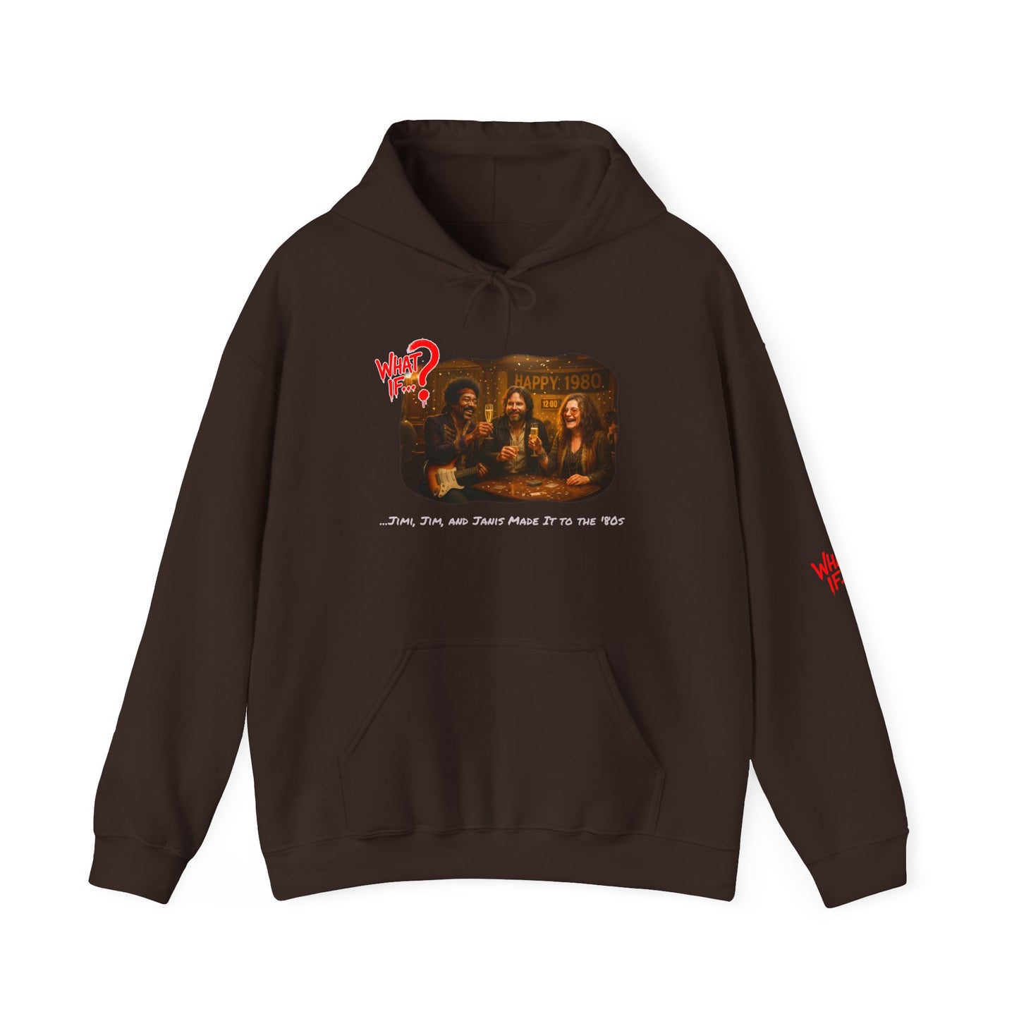 Jimi Jim Janis Alternate Ending Hoodie | What If | Dark Tones