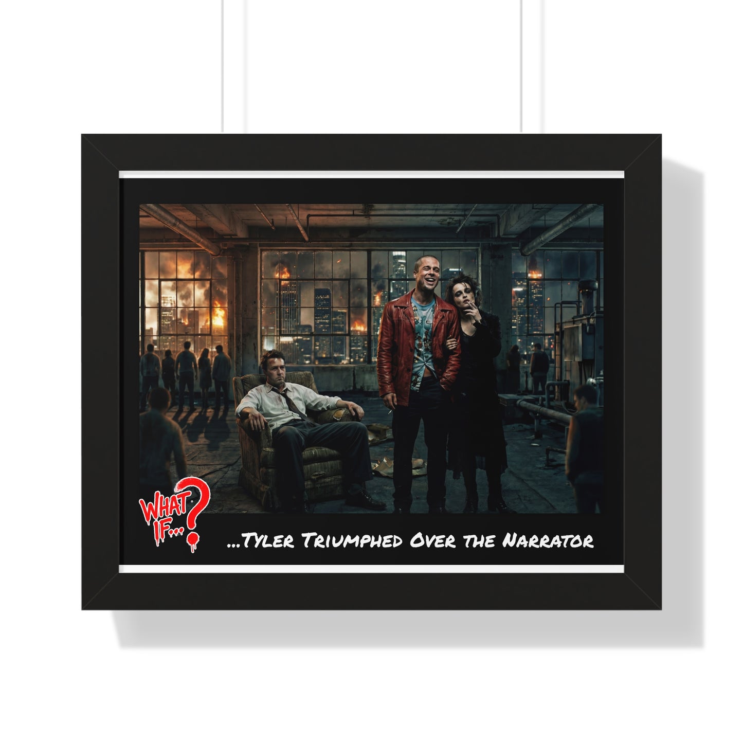 Tyler Alternate Ending Framed Poster (Black) | What If Drama | Wall Art