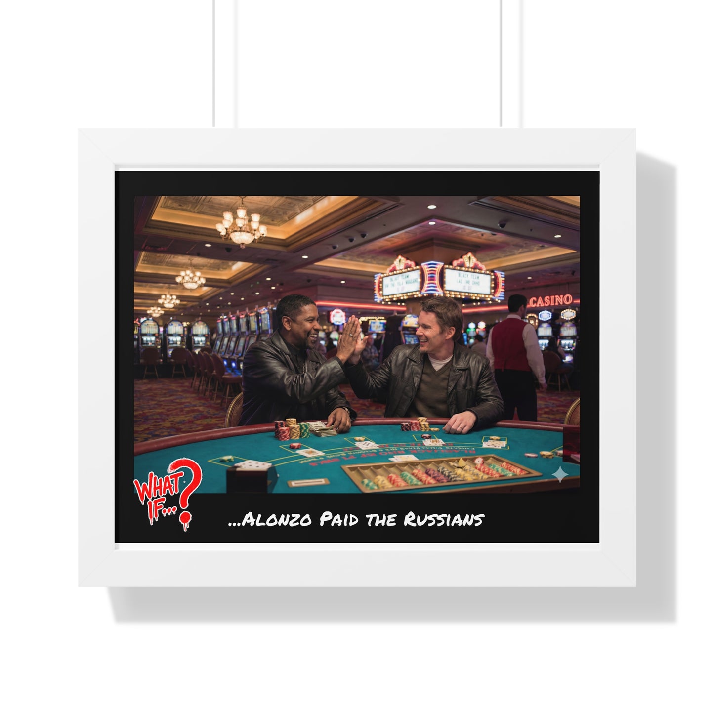 Alonzo Alternate Ending Framed Poster (White) | What If Drama | Wall Art