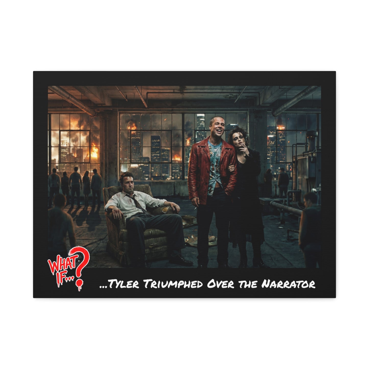 Tyler Alternate Ending Stretched Canvas | What If Drama | Wall Art
