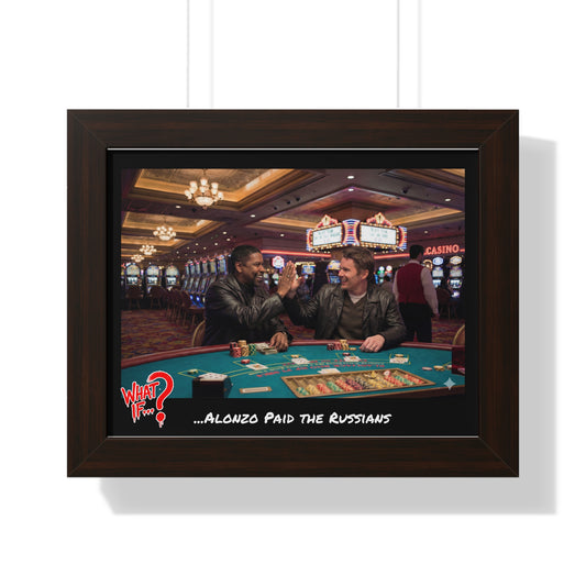 Alonzo Alternate Ending Framed Poster (Walnut) | What If Drama | Wall Art