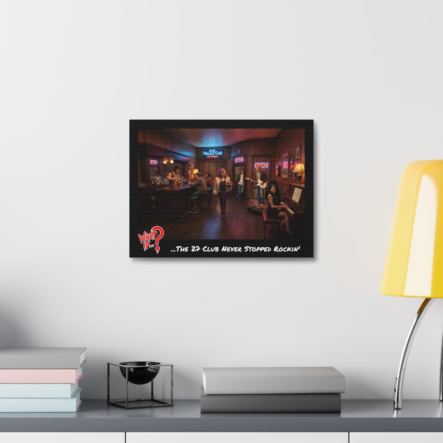 The 27 Club Alternate Ending Stretched Canvas | What If Music | Wall Art