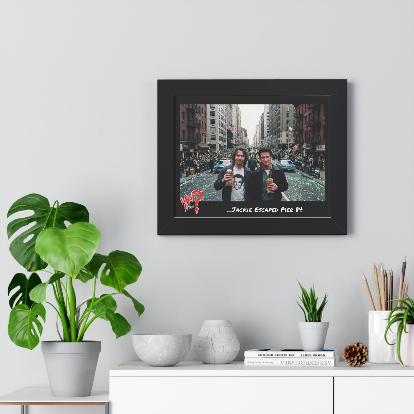 Jackie Alternate Ending Framed Poster (Black) | What If Crime Drama | Wall Art