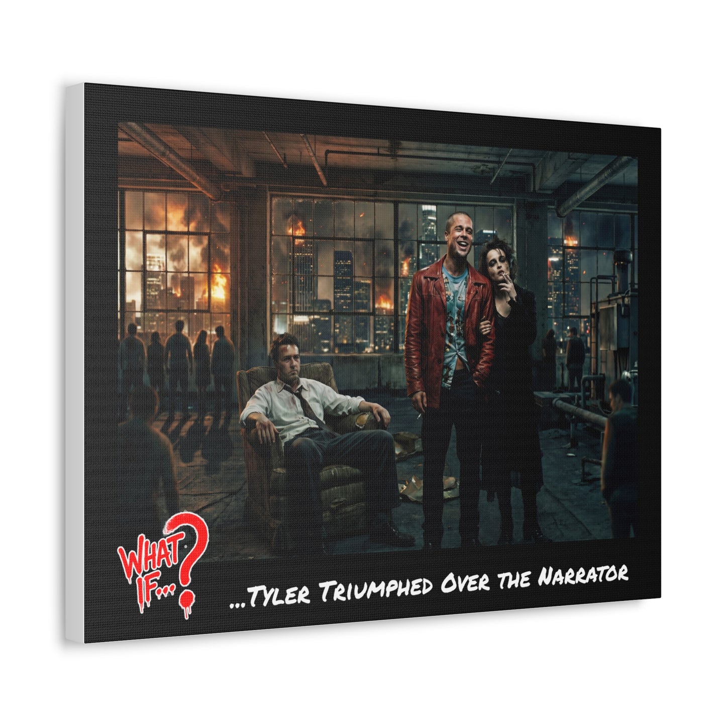 Tyler Alternate Ending Stretched Canvas | What If Drama | Wall Art
