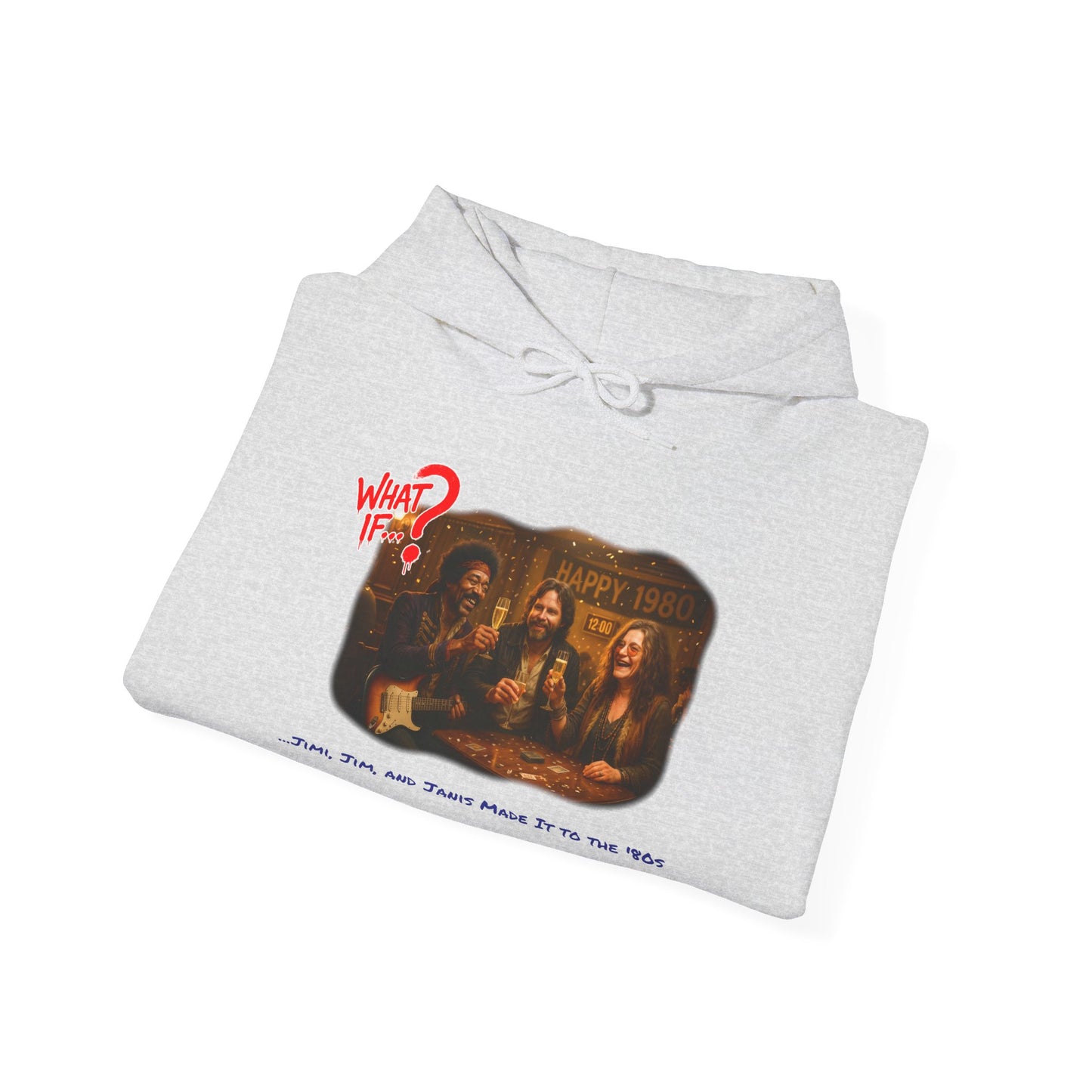 Jimi Jim Janis Alternate Ending Hoodie | What If | Classic & Bright