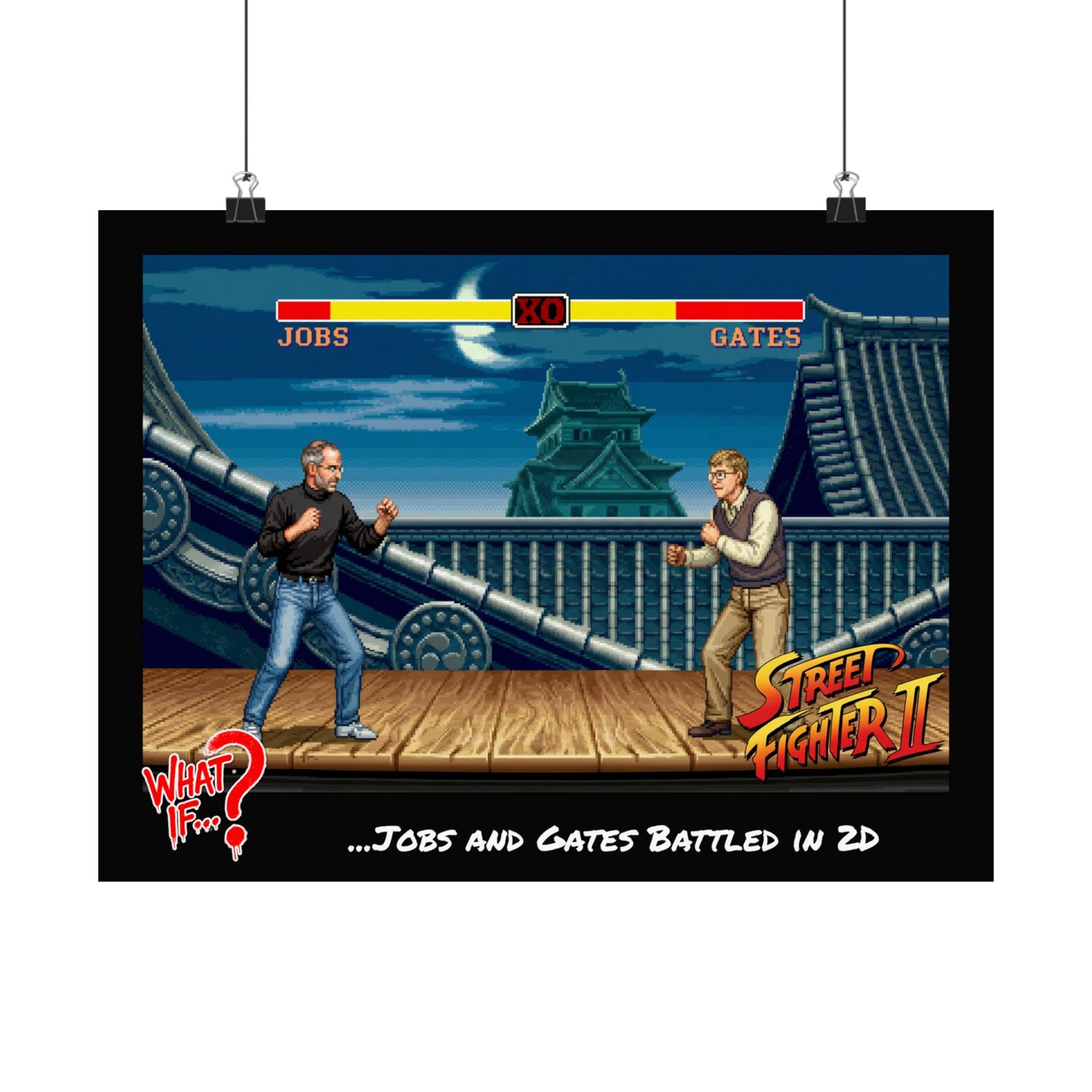 Steve vs Bill Alternate Ending Matte Poster | What If Culture | Wall Art