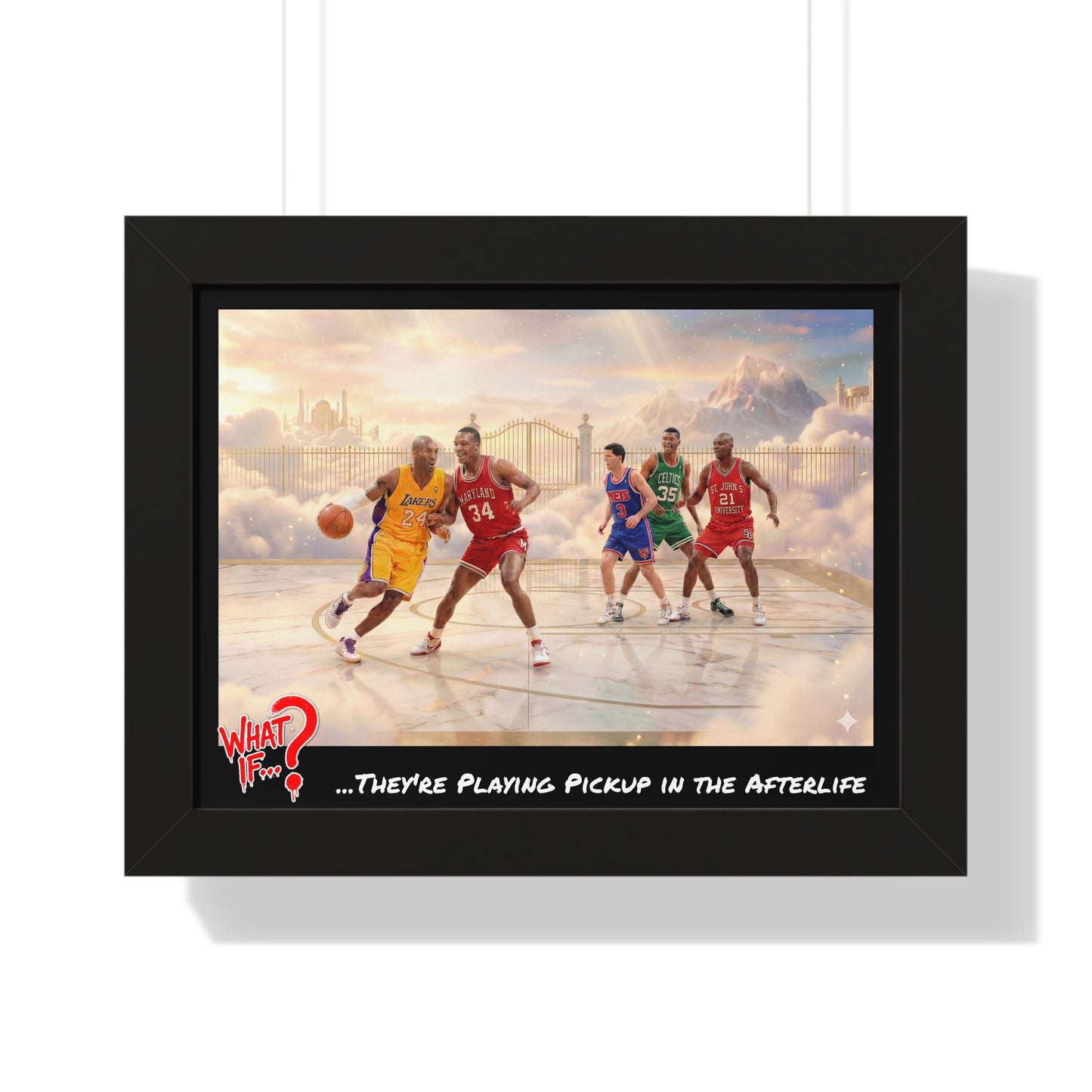 Legends Alternate Ending Framed Poster (Black) | What If Sports | Wall Art