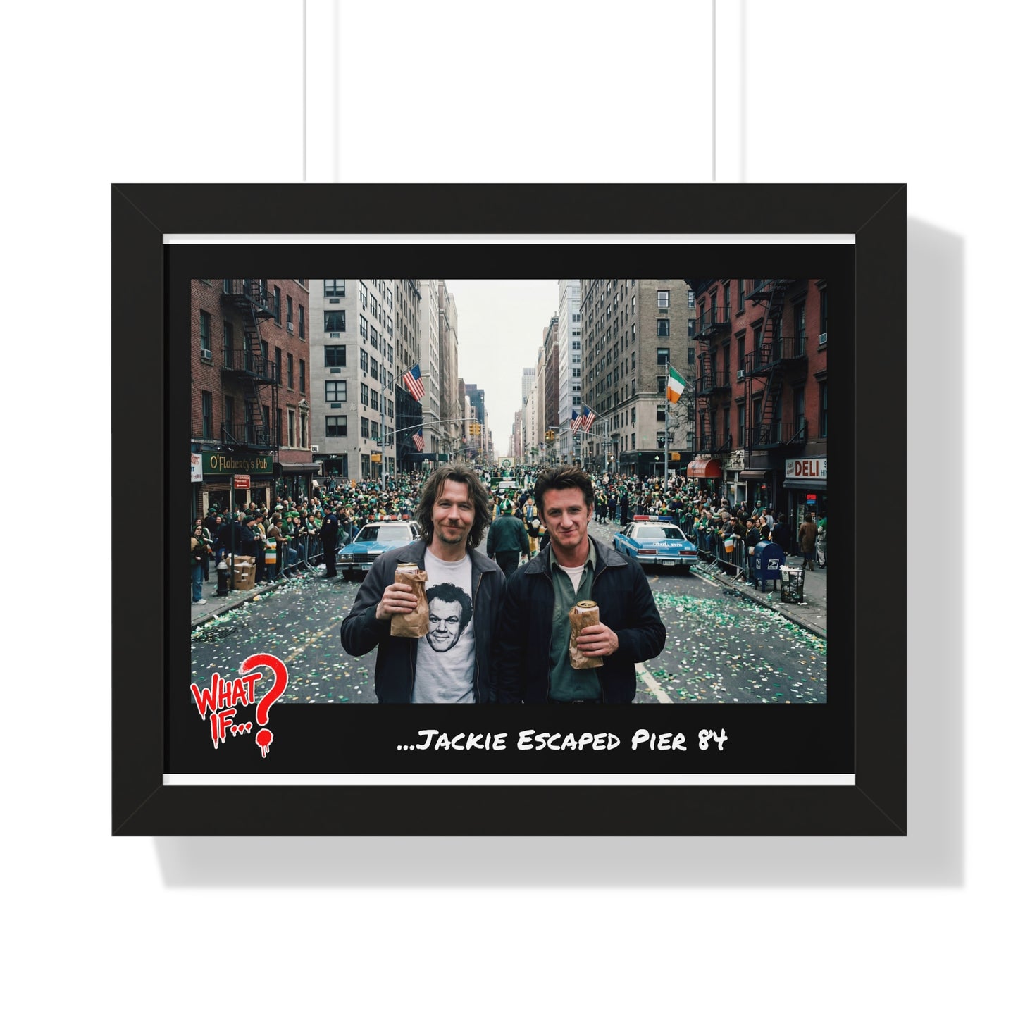 Jackie Alternate Ending Framed Poster (Black) | What If Crime Drama | Wall Art