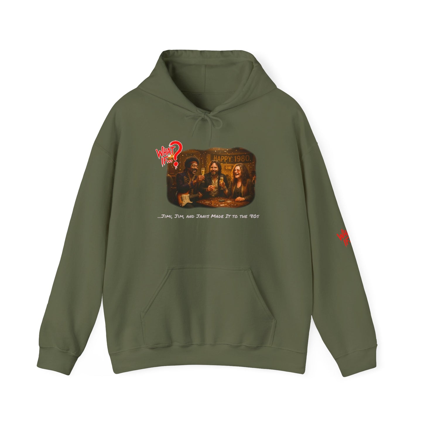 Jimi Jim Janis Alternate Ending Hoodie | What If | Dark Tones