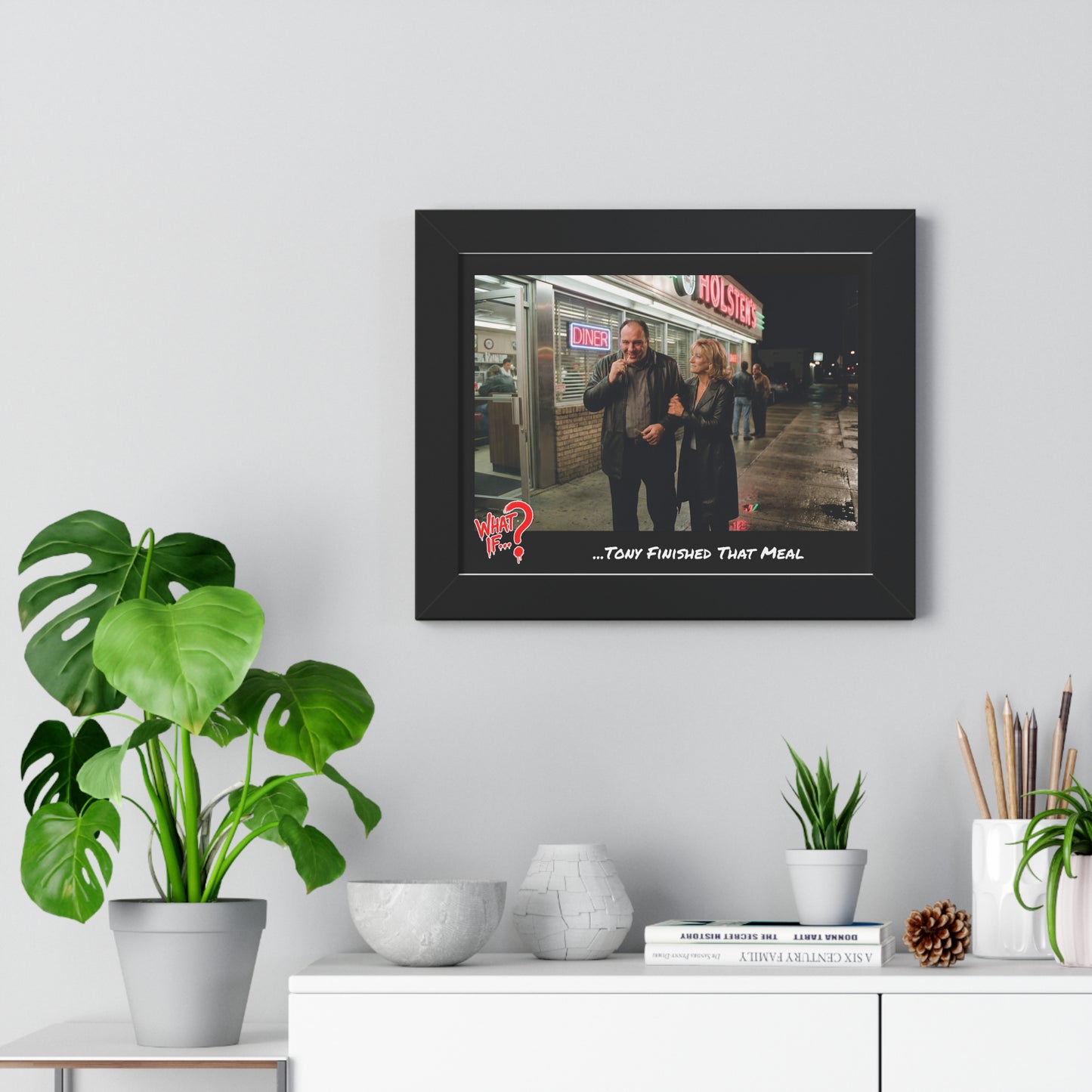 Tony Alternate Ending Framed Poster (Black) | What If Crime Drama | Wall Art
