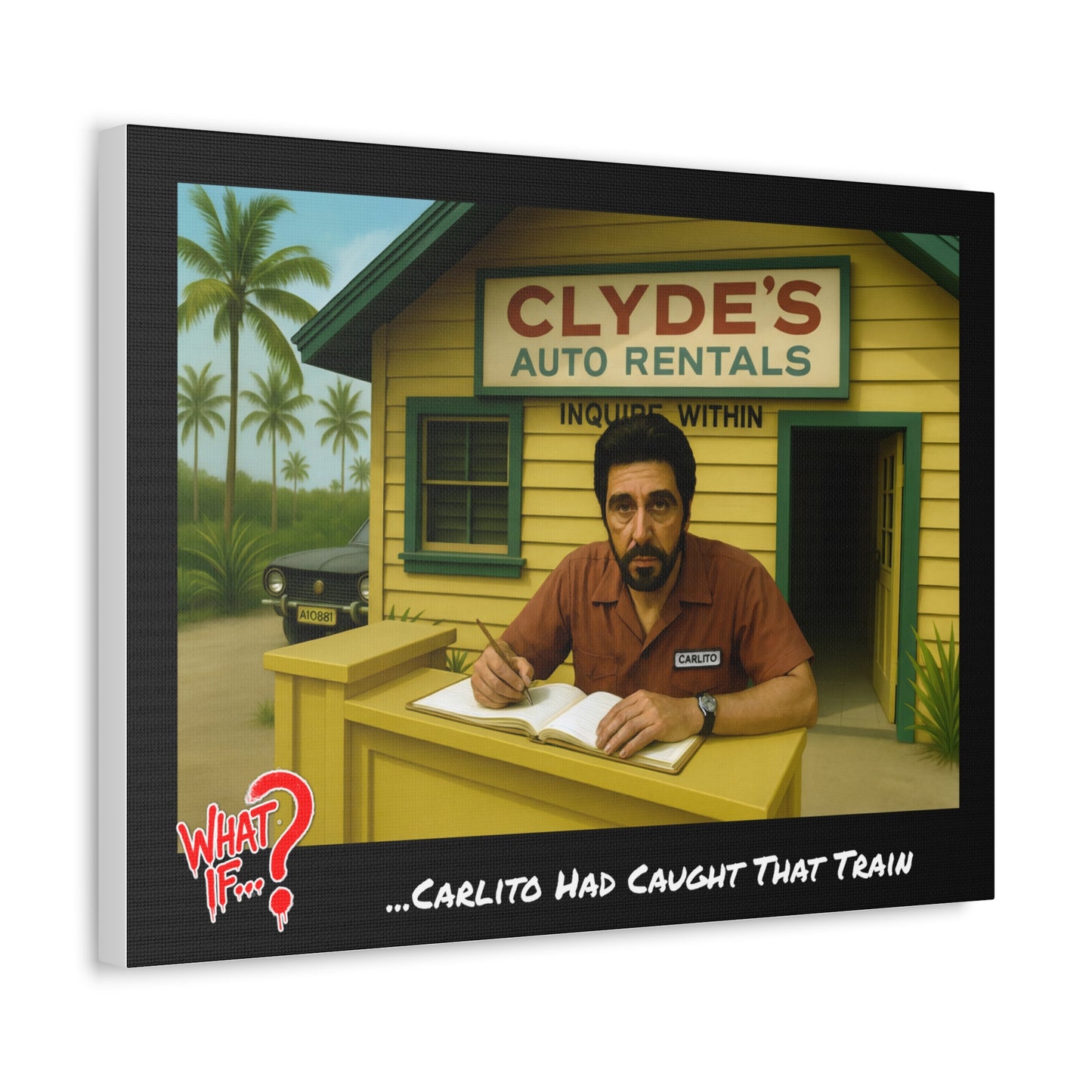 Carlito Alternate Ending Stretched Canvas | What If Crime Drama | Wall Art