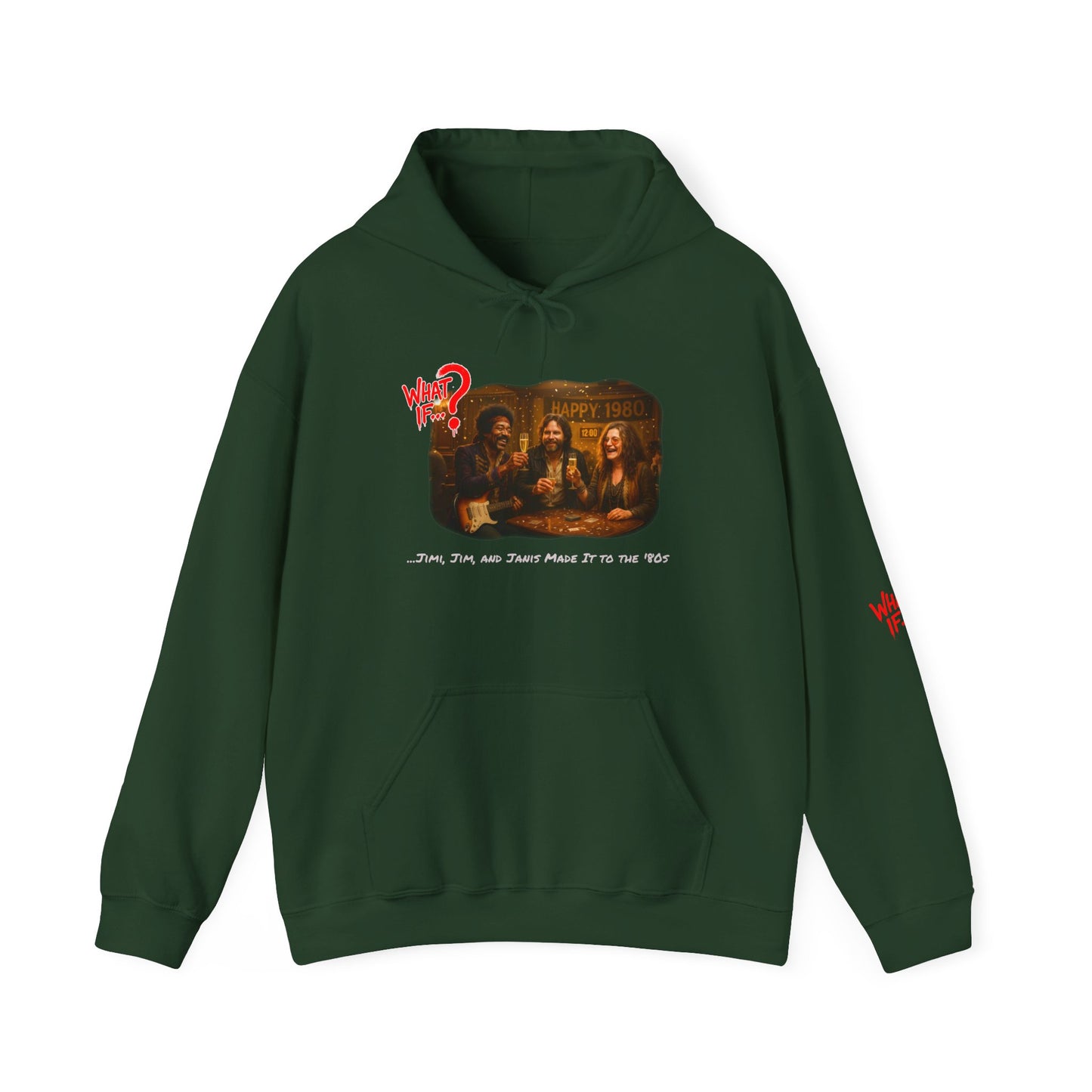 Jimi Jim Janis Alternate Ending Hoodie | What If | Dark Tones