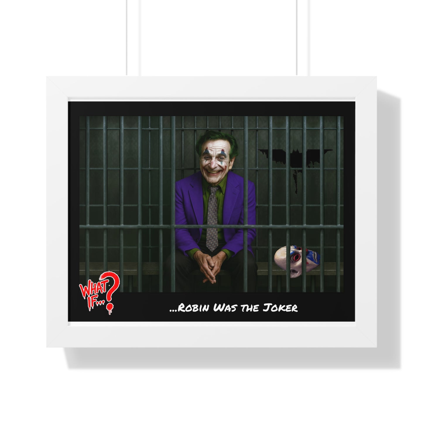 The Clown Alternate Ending Framed Poster (White) | What If Drama | Wall Art