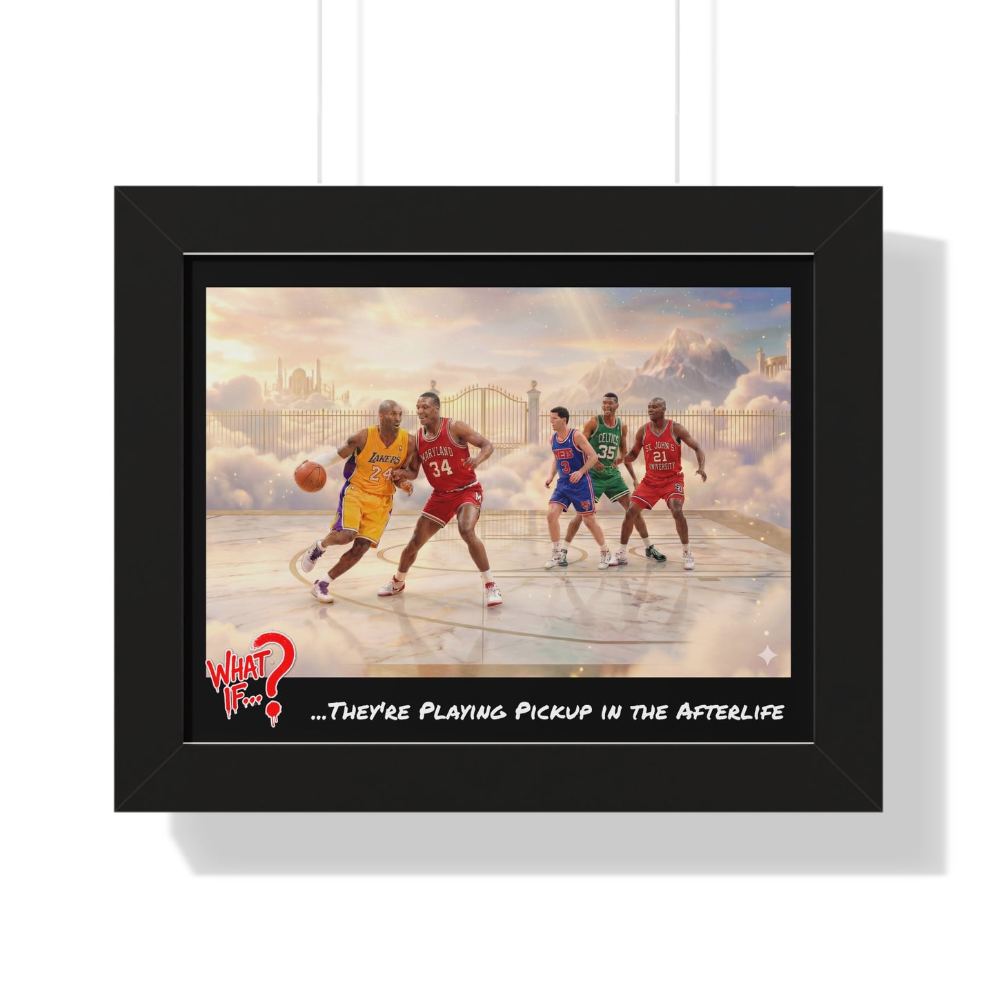 Legends Alternate Ending Framed Poster (Black) | What If Sports | Wall Art