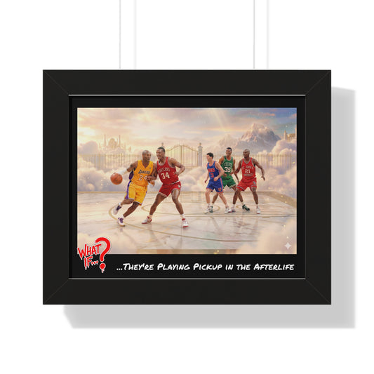 Legends Alternate Ending Framed Poster (Black) | What If Sports | Wall Art