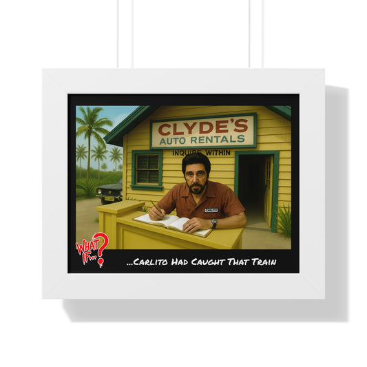 Carlito Alternate Ending Framed Poster (White) | What If Crime Drama | Wall Art