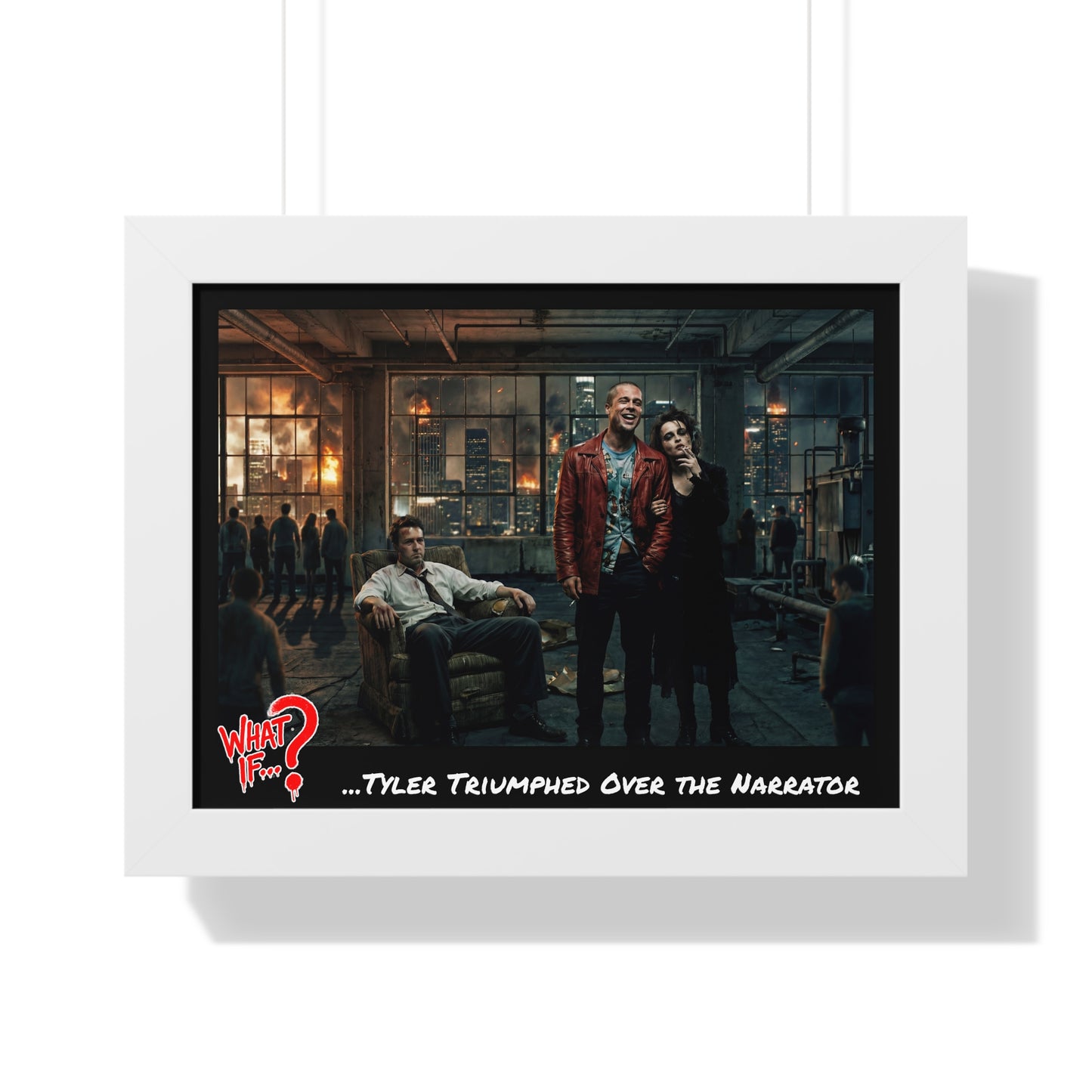 Tyler Alternate Ending Framed Poster (White) | What If Drama | Wall Art