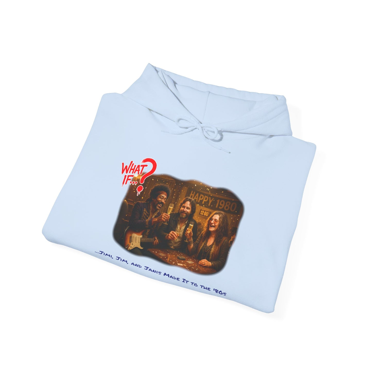 Jimi Jim Janis Alternate Ending Hoodie | What If | Classic & Bright