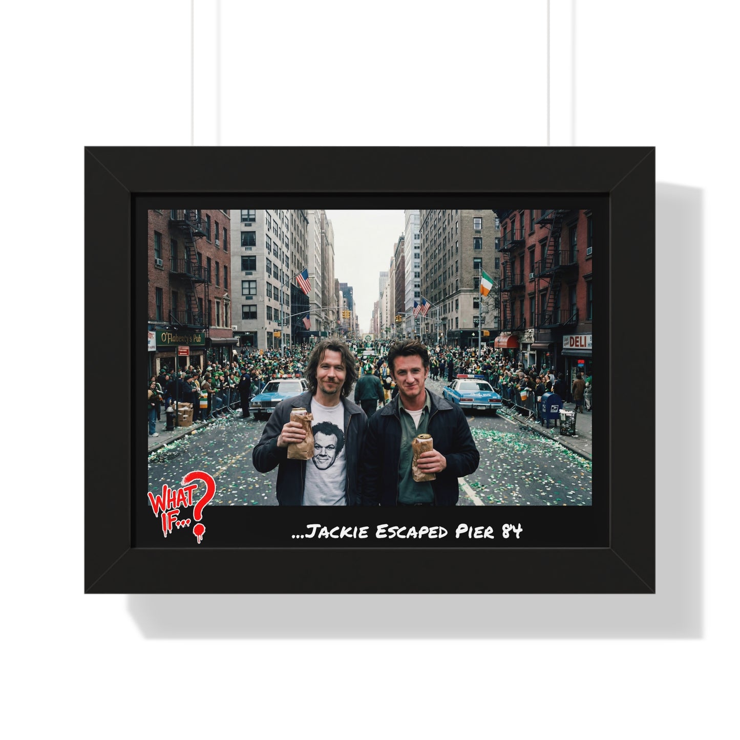 Jackie Alternate Ending Framed Poster (Black) | What If Crime Drama | Wall Art