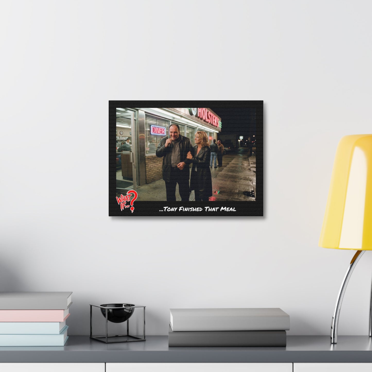 Tony Alternate Ending Stretched Canvas | What If Crime Drama | Wall Art