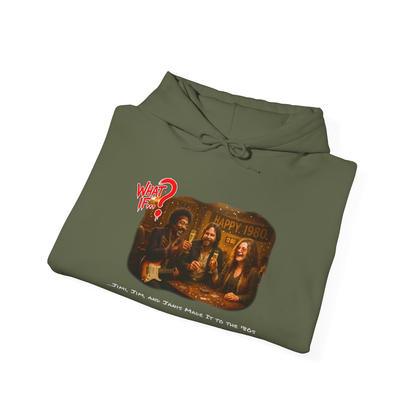 Jimi Jim Janis Alternate Ending Hoodie | What If | Dark Tones