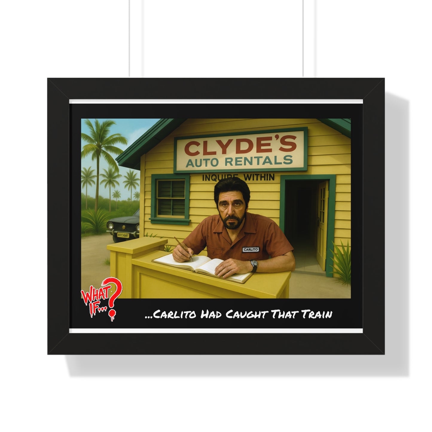 Carlito Alternate Ending Framed Poster (Black) | What If Crime Drama | Wall Art